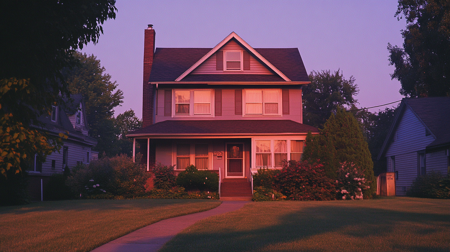 tavaius._1990s_suburban_home_exterior_late_evening_mid-90s_glow_d7d0f565-0a04-442d-99d2-792eb6efa803